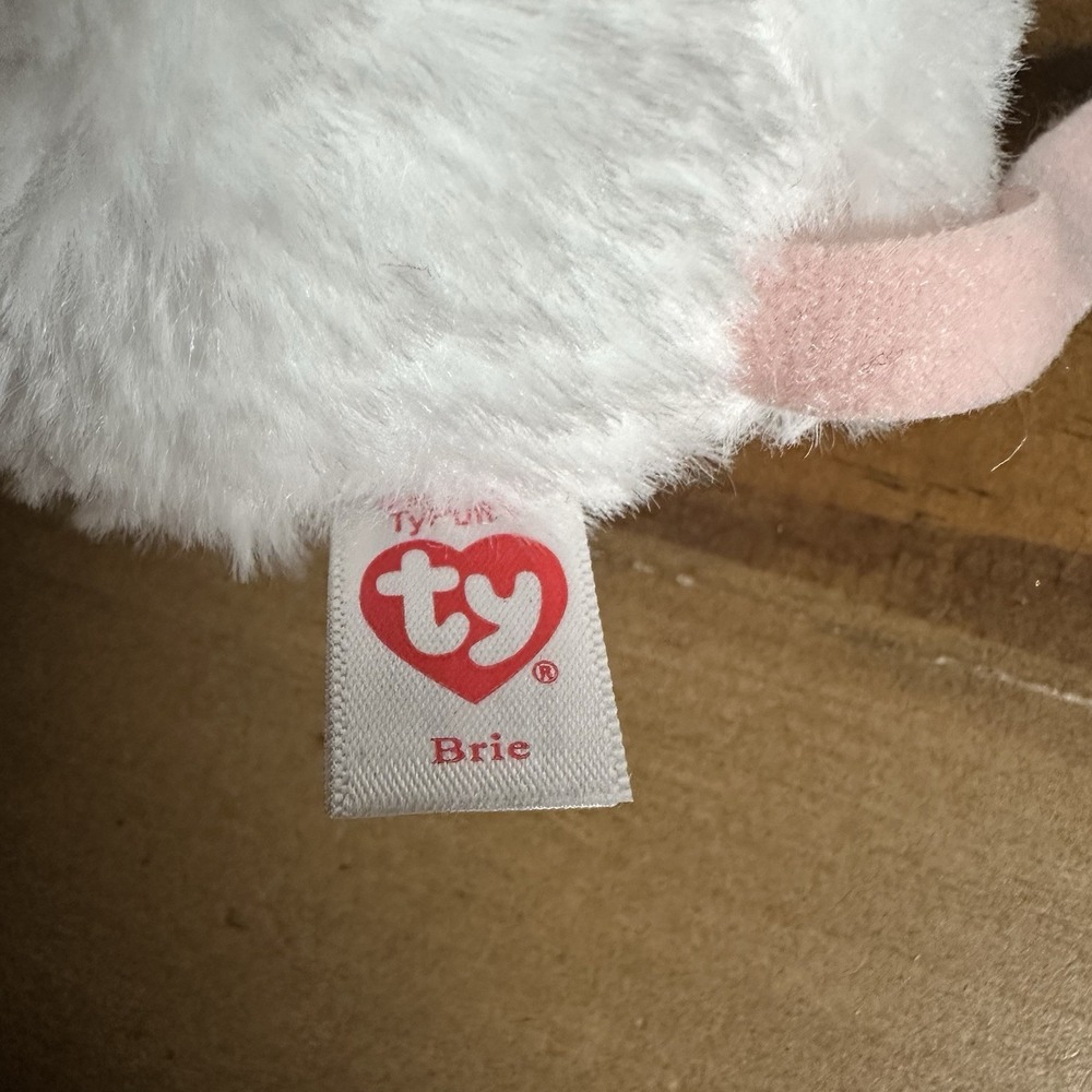 TY Puffies Fudge & Brie Plush Set of 2 Christmas Holiday Puffies With Tags - Picture 6 of 8